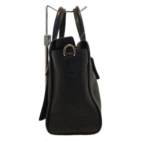 Auth COACH Bleecker Leather Mini Riley Carryall 27923 Black Leather - Handbag - Picture 2 of 9